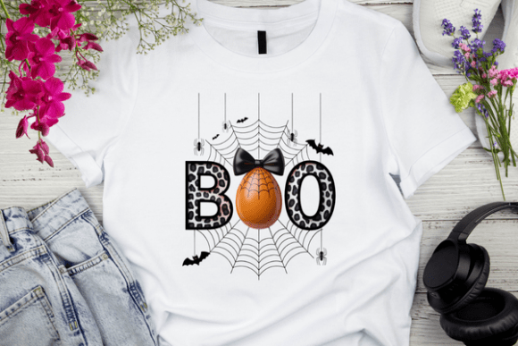 3D Boo Typography with Spiderweb & Bats: A Spooky Design Asset