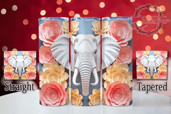 3D Cute Baby Elephant Tumbler: A Playful Design for Creative Projects