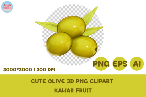 Adorable Olive Clipart for Kawaii Projects
