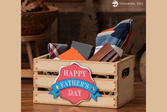 Father's Day Gift Crate SVG: A Handcrafted Touch for Dad
