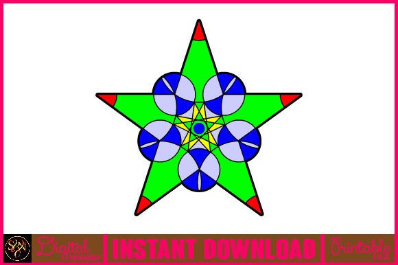Mandala 3D Layered SVG Cut File-10: A Vibrant Design Asset