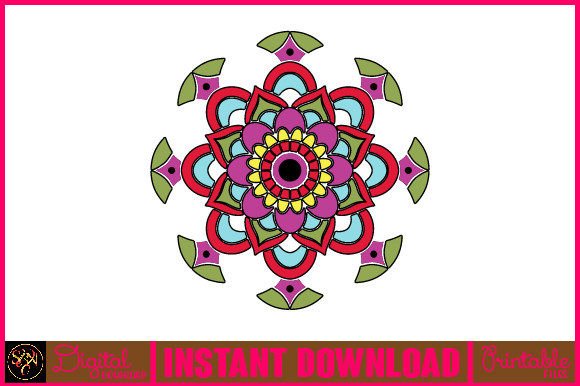 Mandala 3D Layered SVG Cut File-113 for Vibrant Projects