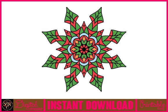 Mandala 3D Layered SVG Cut File-122