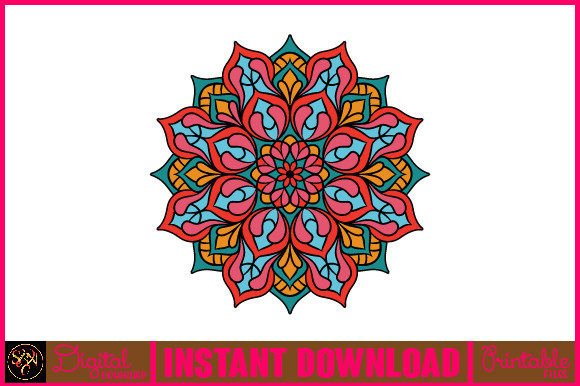 Mandala 3D Layered SVG Cut File-132