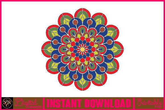 Mandala 3D Layered SVG Cut File-154