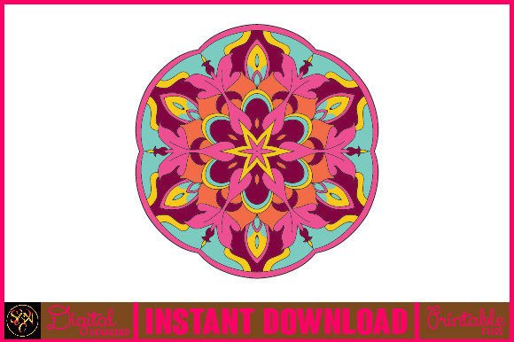 Mandala 3D Layered SVG Cut File-27 for Creative Projects
