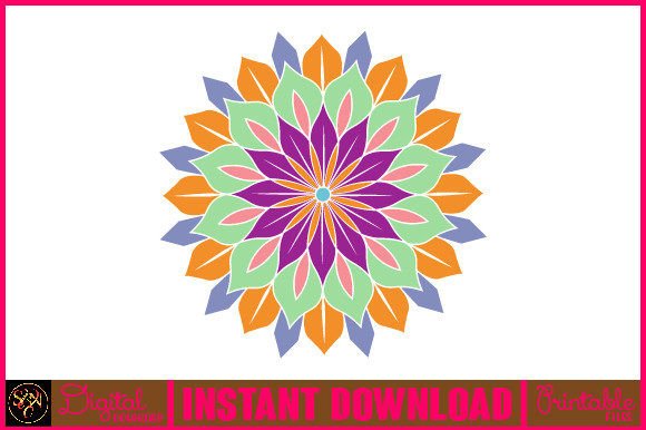 Mandala 3D Layered SVG Cut File-90: A Versatile Design Asset
