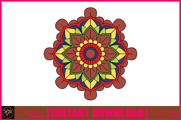 Mandala 3D Layered SVG Cut File-97: Vibrant Design Asset