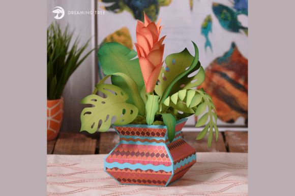 Tropical Floral SVG: Vibrant Paper Crafts for Summer